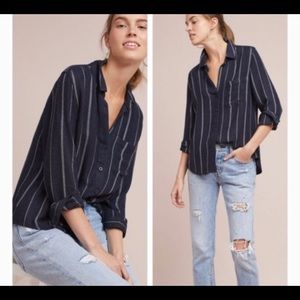 Anthropologie - Cloth and Stone Stripe Button Down